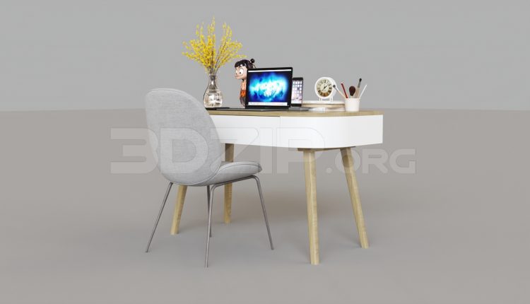 6313. Free 3D Desks Model Download