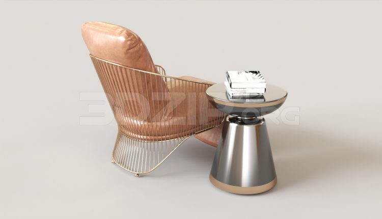 6327. Free 3D Armchair Model Download