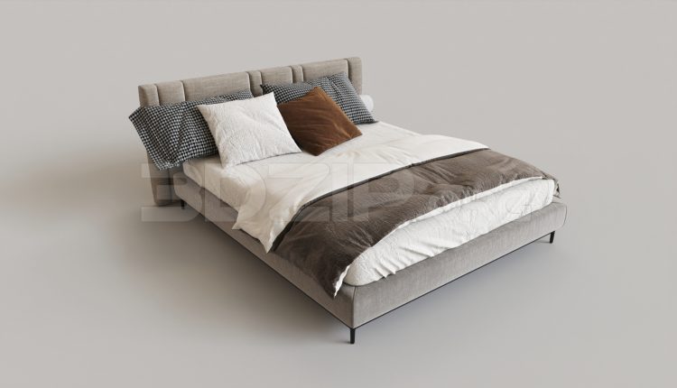 6346. Free 3D Bed Model Download
