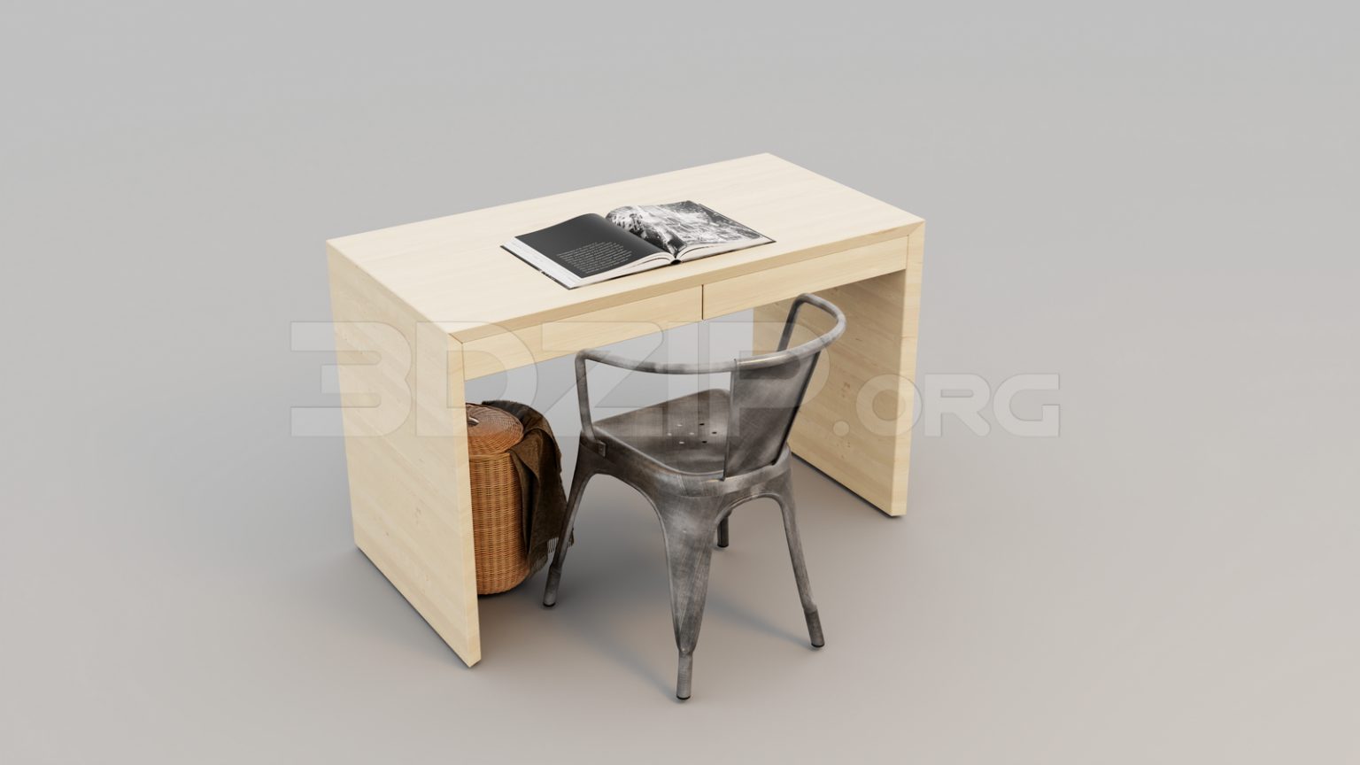 6349. Free 3D Desks Model Download