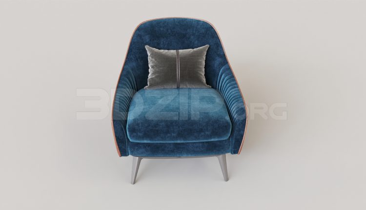 6367. Free 3D Armchair Model Download