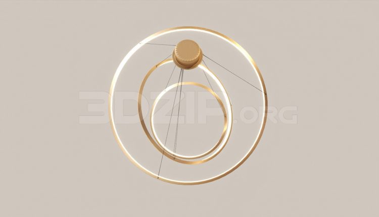 6382. Free 3D Ceiling Light Model Download