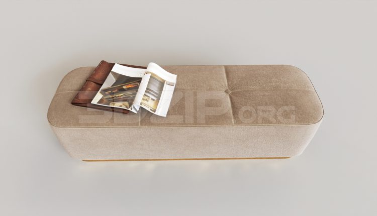 6390. Free 3D Bench Model Download