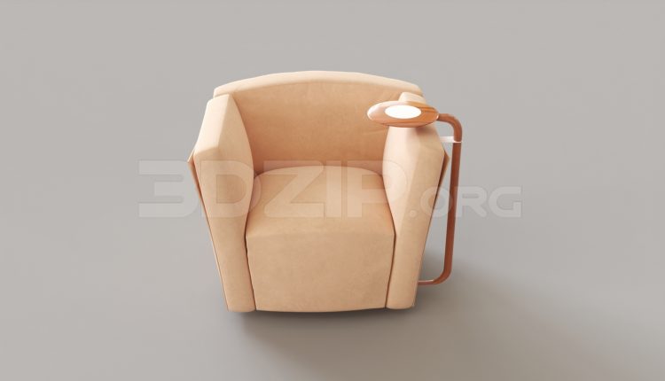 6397. Free 3D Armchair Model Download