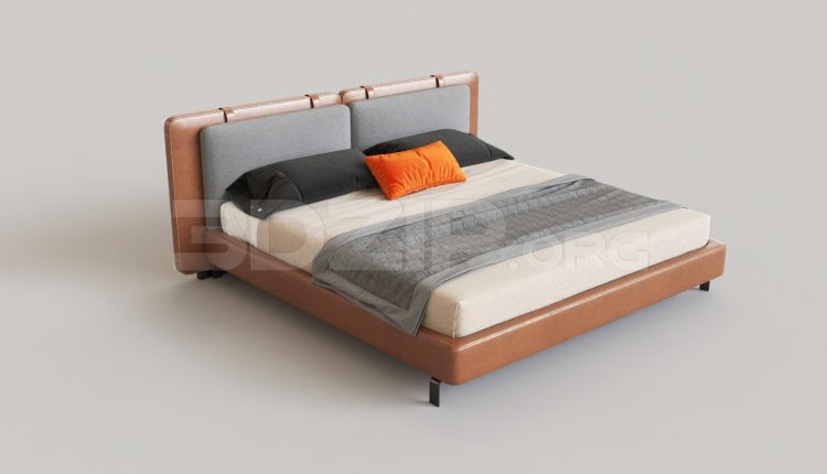 6413. Free 3D Bed Model Download