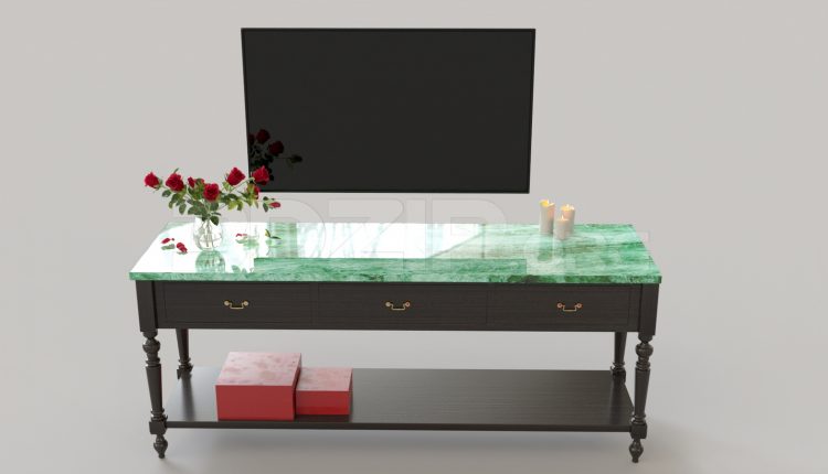 6424. Free 3D TV Cabinet Model Download