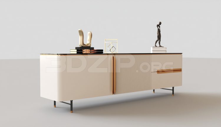6435. Free 3D TV Cabinet Model Download
