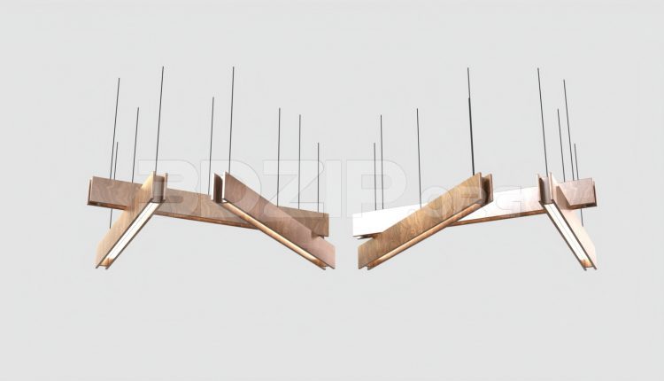 6470. Free 3D Ceiling Light Model Download
