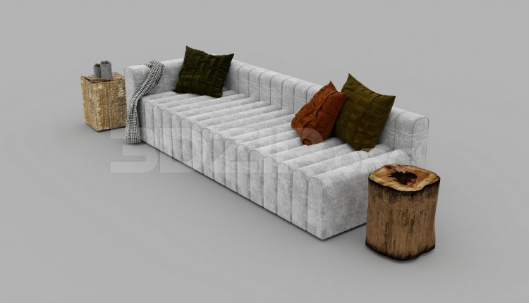 6496. Free 3D Sofa Model Download