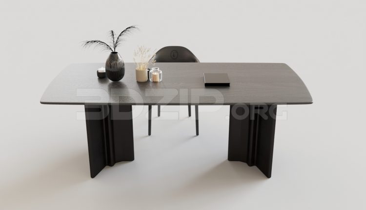 6513. Free 3D Table Work Model Download