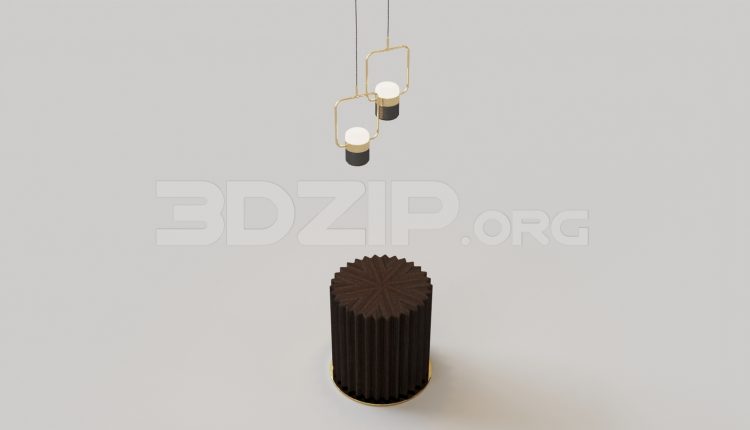 6516. Free 3D Ceiling Light Model Download (1)