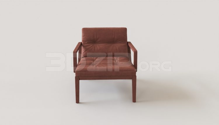 6524. Free 3D Armchair Model Download