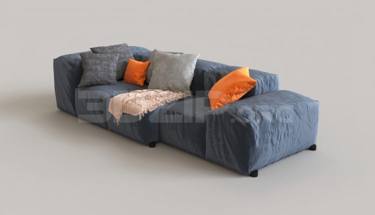 6529. Free 3D Sofa Model Download