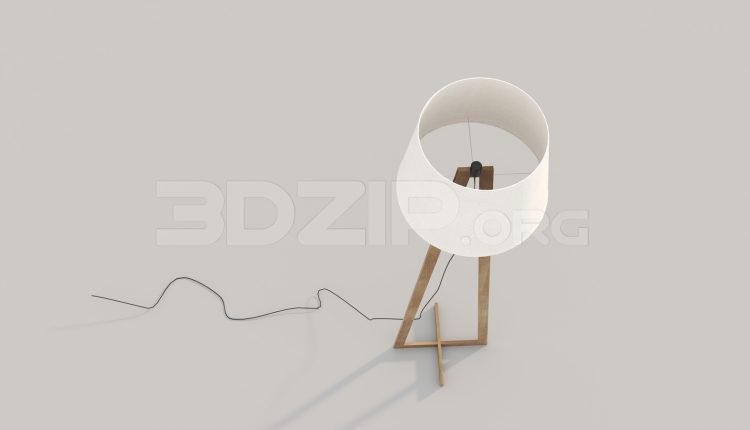 6533. Free 3D Floor Lamp Model Download