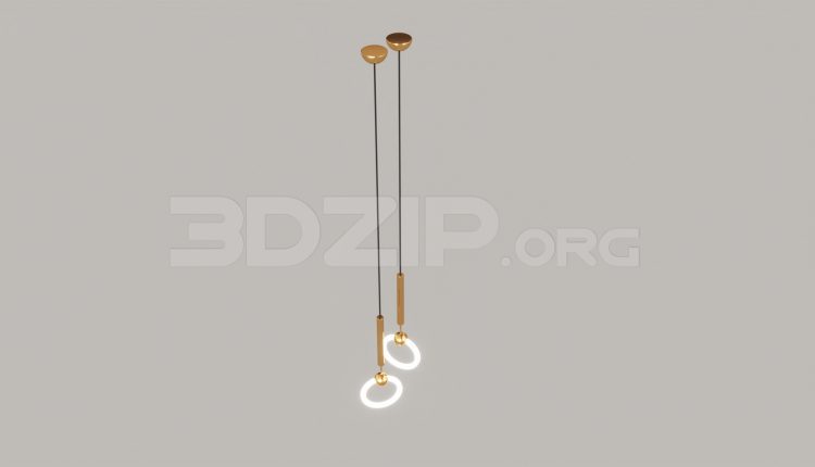 6558. Free 3Ds Max Ceiling Light Model Download