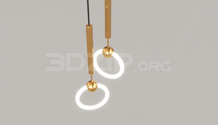 6558. Free 3Ds Max Ceiling Light Model Download