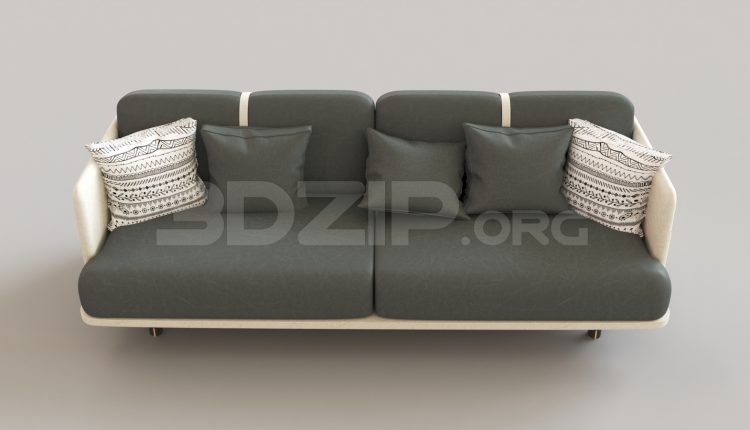 6568. Free 3Ds Max Sofa Model Download
