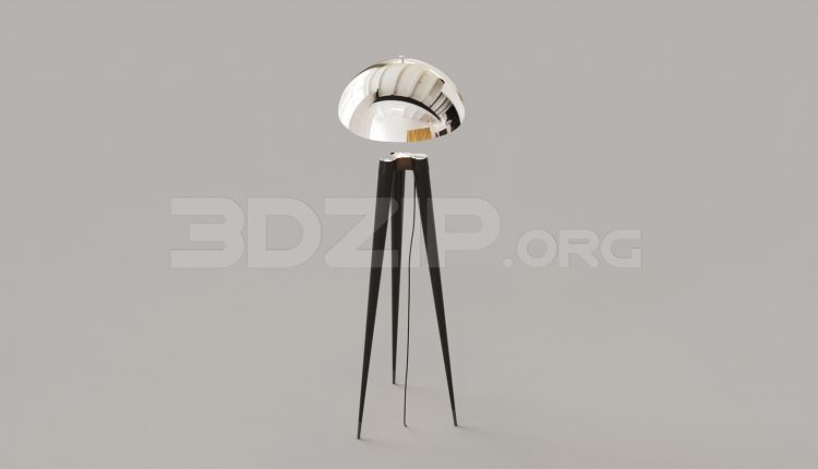6603. Free 3Ds Max Floor Lamp Model Download