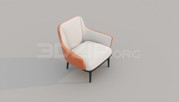 6613. Free 3Ds Max Armchair Model Download