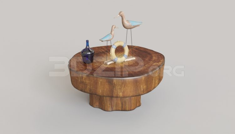 6616. Free 3Ds Max Table Model Download