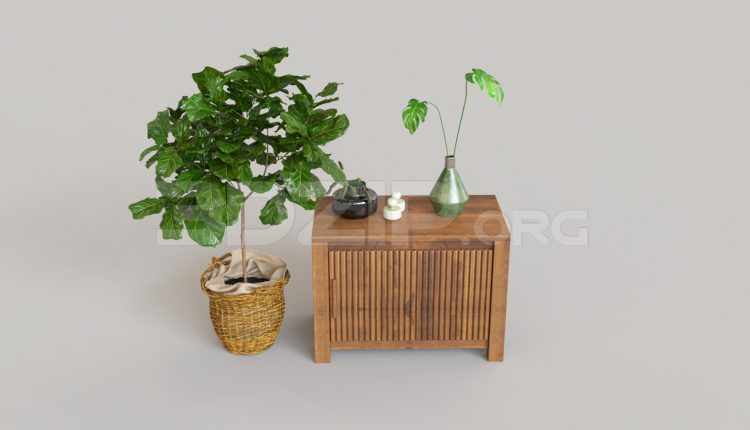 6620. Free 3Ds Max Decorative Set Model Download (1)