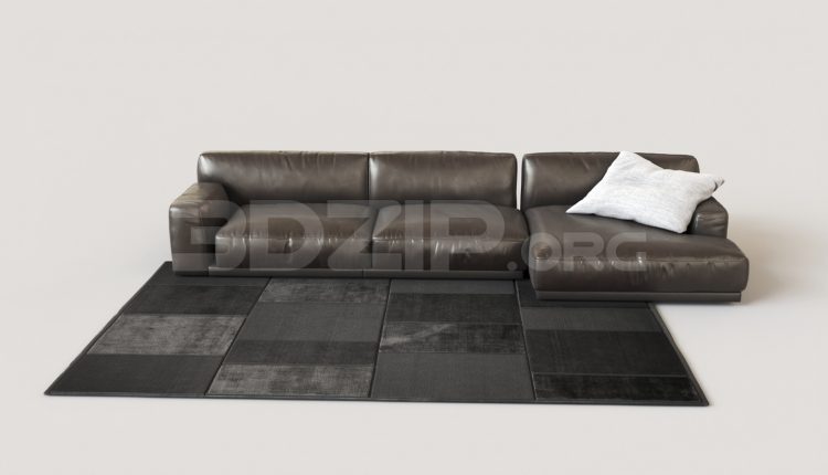 6624. Free 3Ds Max Sofa Model Download