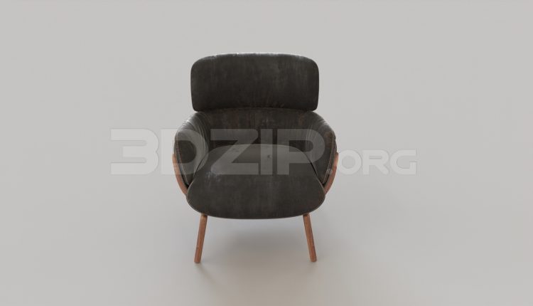 6629. Free 3Ds Max Armchair Model Download
