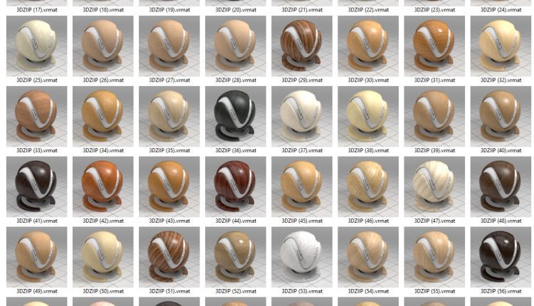 11376. Vray materials Woods Free Download