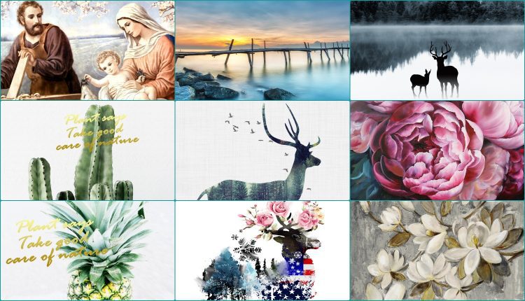 11391. Free Download Canvas Painting By Duc Hai