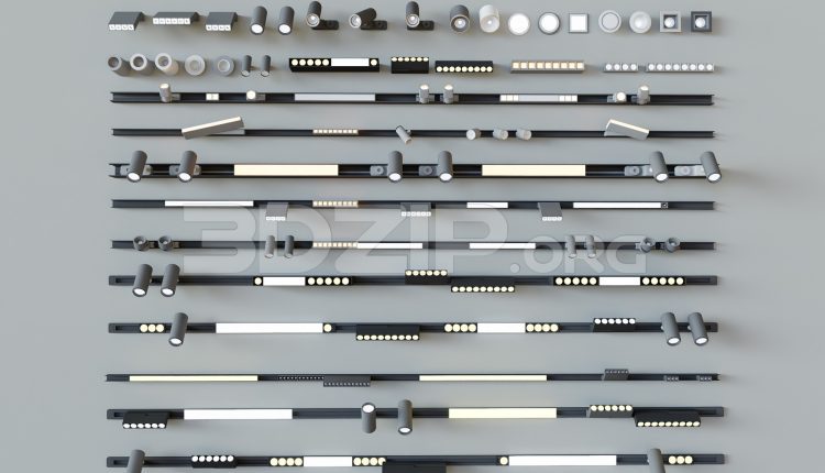 11413. Free 3Ds Max Ceiling Lights Models Download