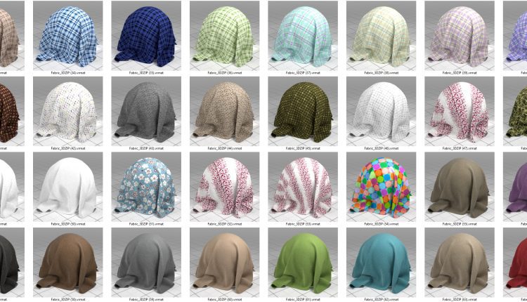 11429. Vray Materials Fabric Free Download