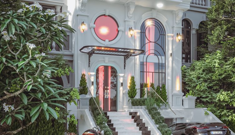 13486. 3Ds Max Neoclassical Hotel Exterior Model Download By Kts Nhat Minh
