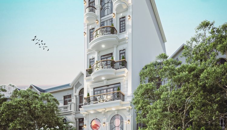 13486. 3Ds Max Neoclassical Hotel Exterior Model Download By Kts Nhat Minh