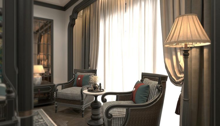 13489. 3Ds Max Indochine Master Bedroom Interior Model Download by Tran Cong Duan