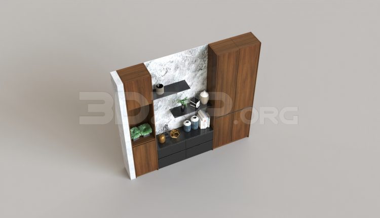 6679. Free 3Ds Max Wardrobe Model Download