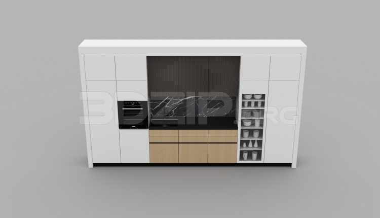 6684. Free 3Ds Max Kitchen Model Download