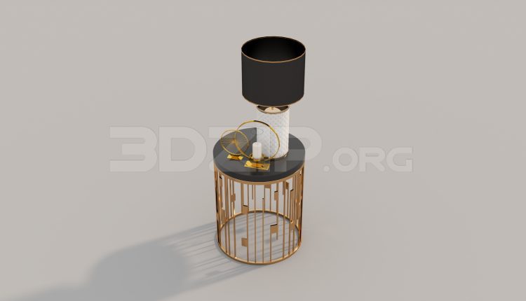 6693. Free 3Ds Max Table Lamp Model Download