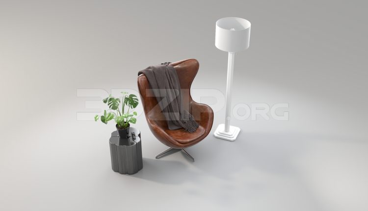 6711. Free 3Ds Max Chair Model Download