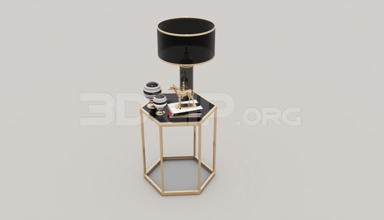 6719. Free 3Ds Max Table Lamp Model Download