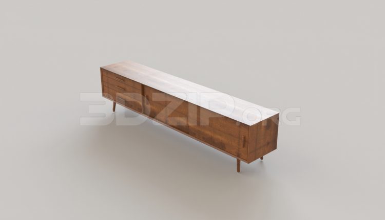 6811. Free 3Ds Max TV Cabinet Model Download