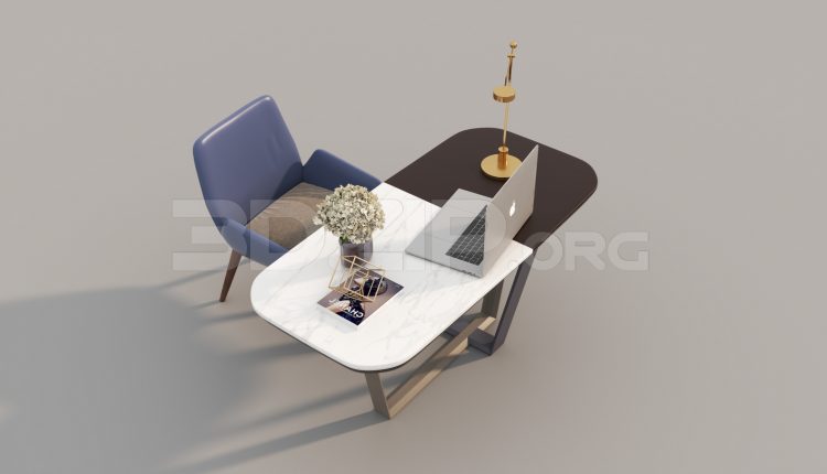 6840. Free 3Ds Max Table Work Model Download (1)
