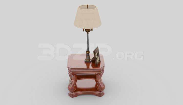 6846. Free 3Ds Max Table Lamp Model Download