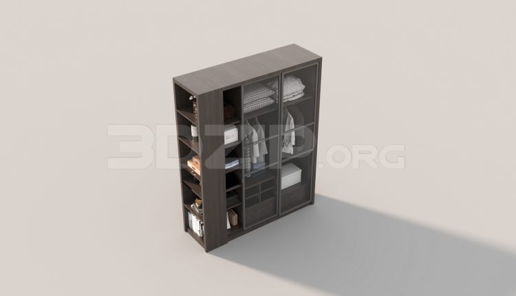 6867. Free 3Ds Max Wardrobe Model Download