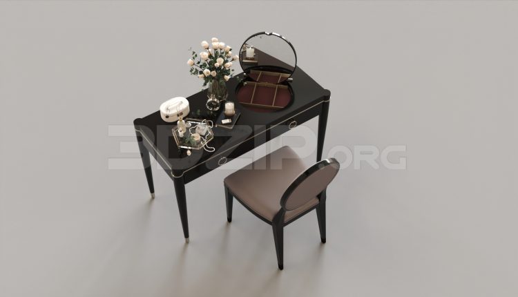 6874. Free 3Ds Max Dressing Table Model Download