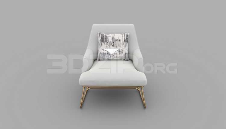 6902. Free 3Ds Max Armchair Model Download