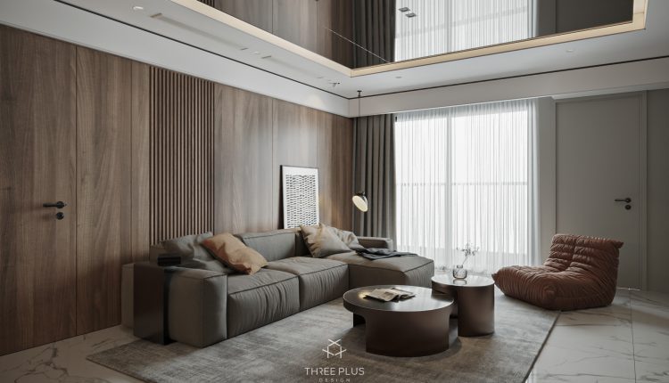 13497. 3Ds Max Living Room – Kitchen Interior Model Download by Do Vu Long
