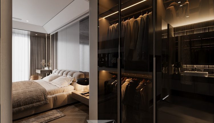 13509. 3Ds Max Master Bedroom Interior Model Download by Luong Dinh Thanh