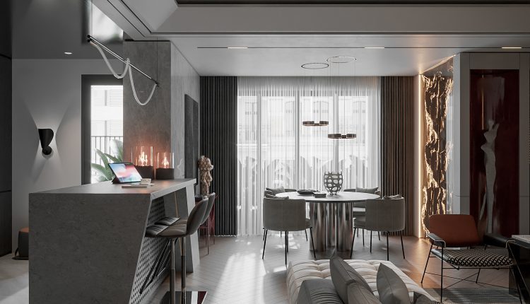 13510. 3Ds Max Living Room Interior Model Download by Duc Dung