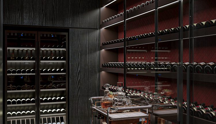 13513. Download Free 3Ds Max Wine room Interior Model By Hoang Trinh