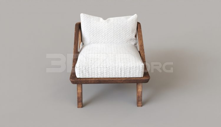 6928. Free 3Ds Max Armchair Model Download